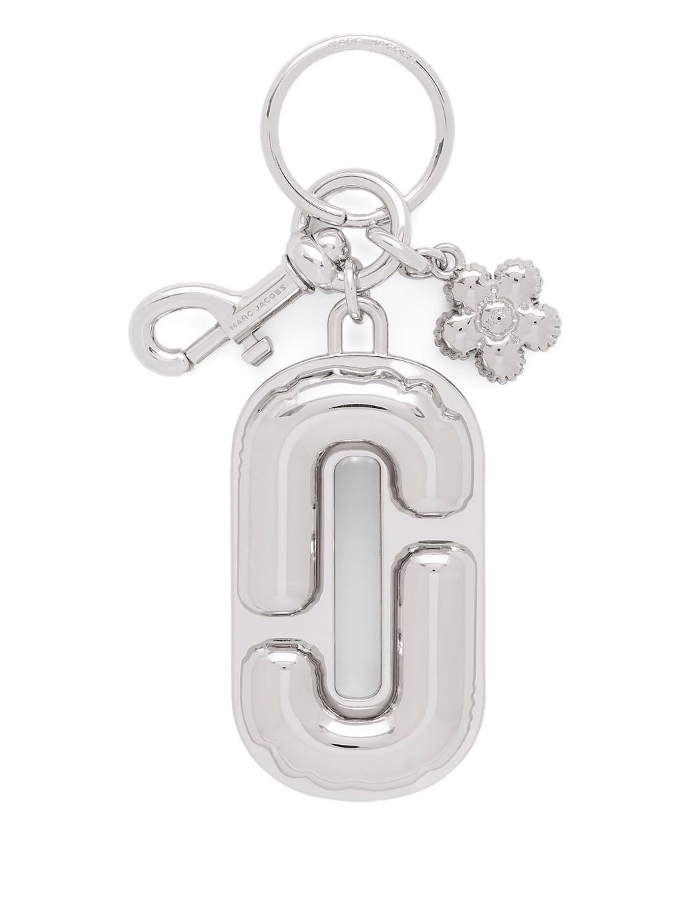 The J Marc balloon-shaped flower-embellished keyring - 4
