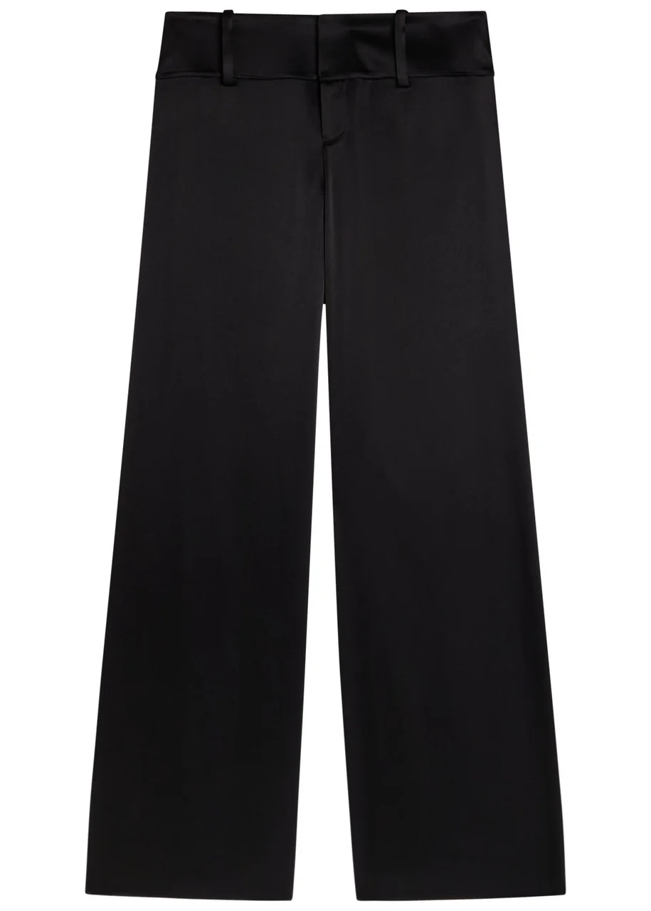 Alice + Olivia Olivia Wide-leg Satin Trousers - 1