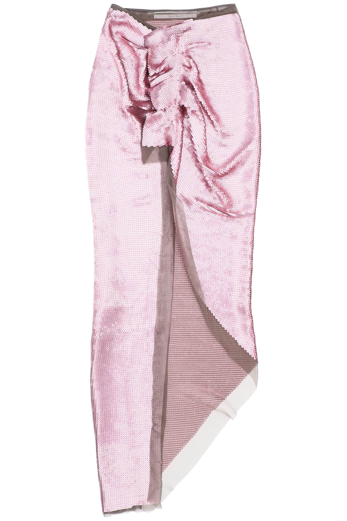 Rick Owens Rick Owens Sequin-Embroidered Skirt With Train