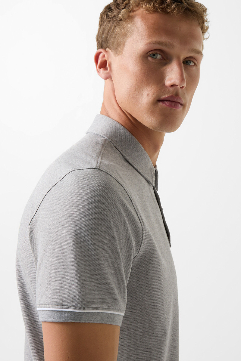 Timo polo shirt in Light gray 5