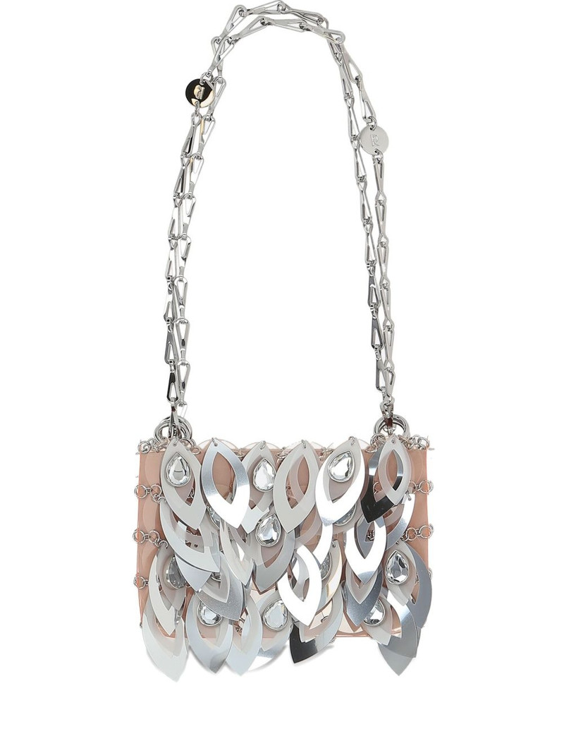 mini disc-embellished shoulder bag 1