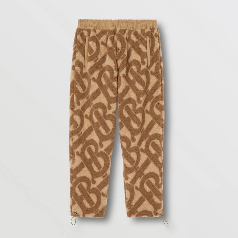 Monogram Fleece Jacquard Jogging Pants - 1