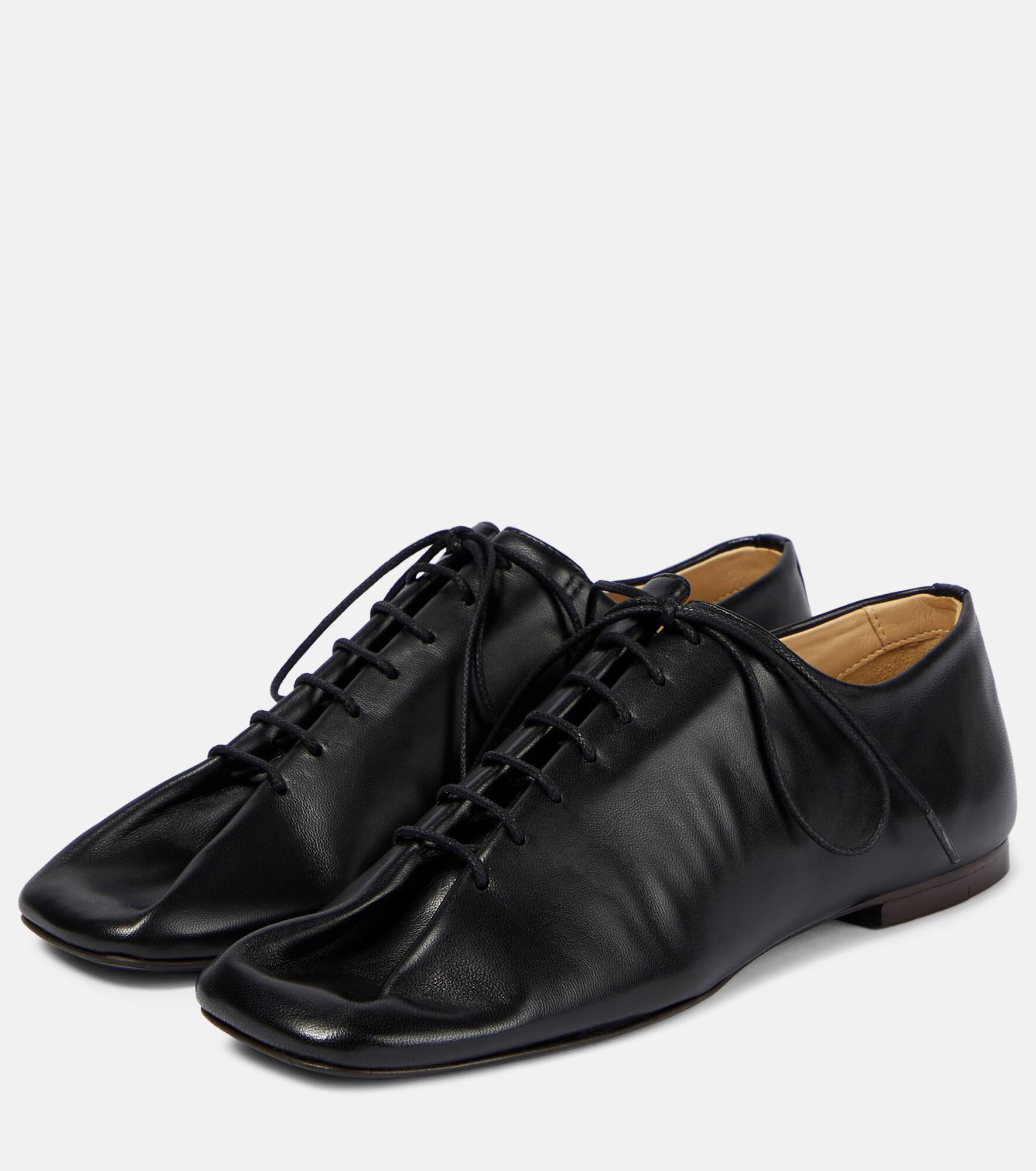Souris leather Derby shoes - 5
