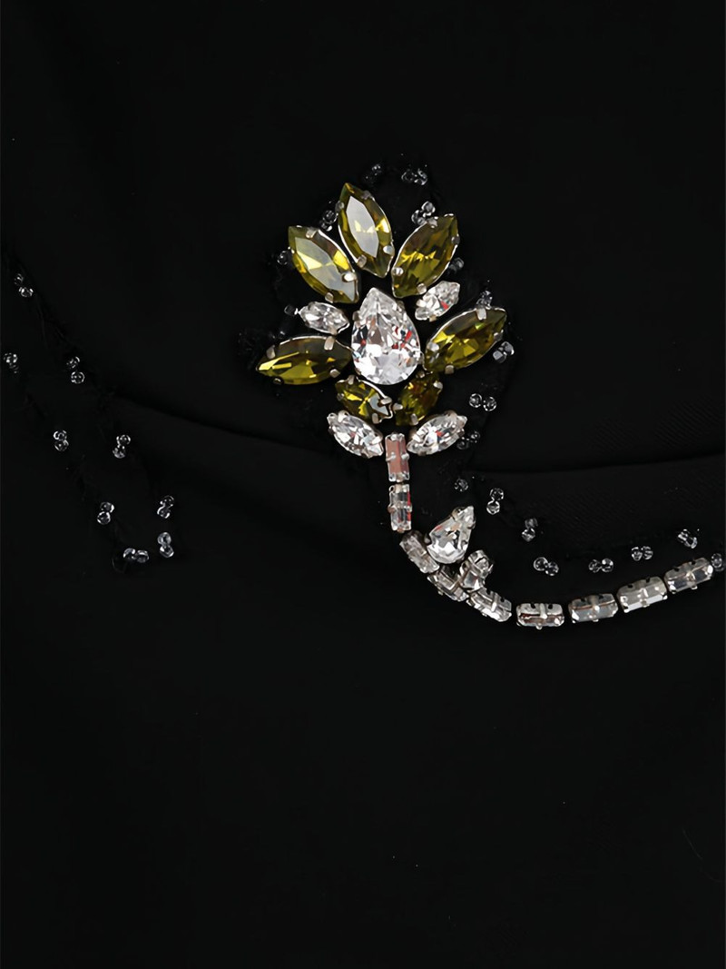 jewel-embellished pleated top 3