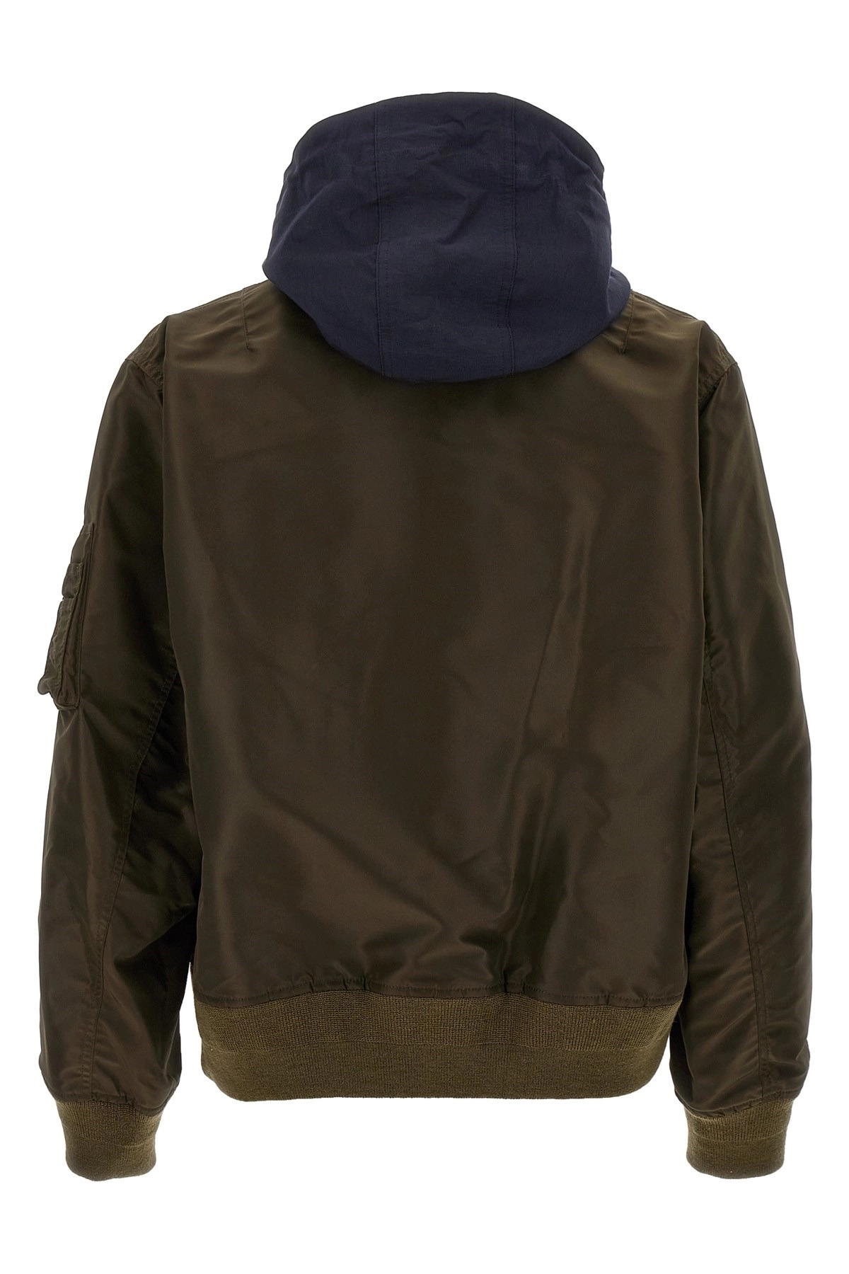 Hooded nylon bomber jacket - 2