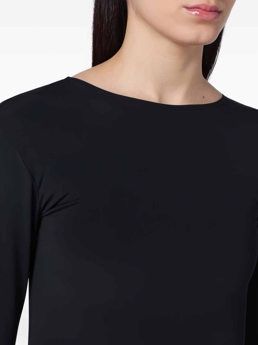 long-sleeve mini dress - 4