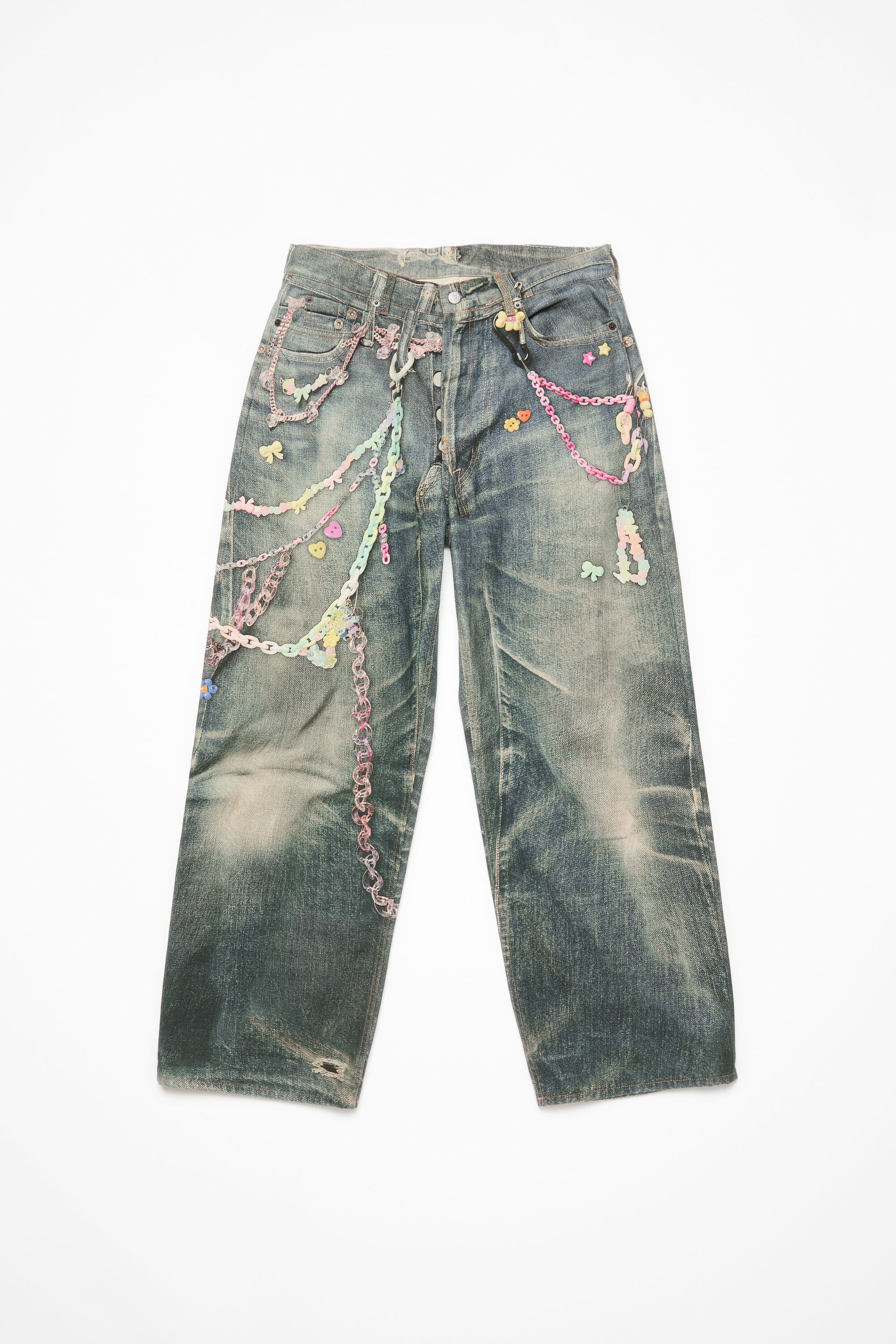 Baggy fit jeans - 1981F - Mid Blue - 1