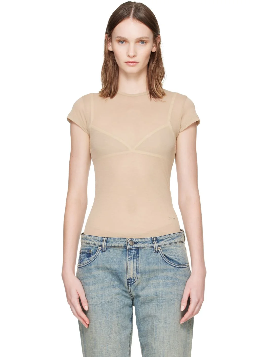 Beige Oma T-shirt - 1