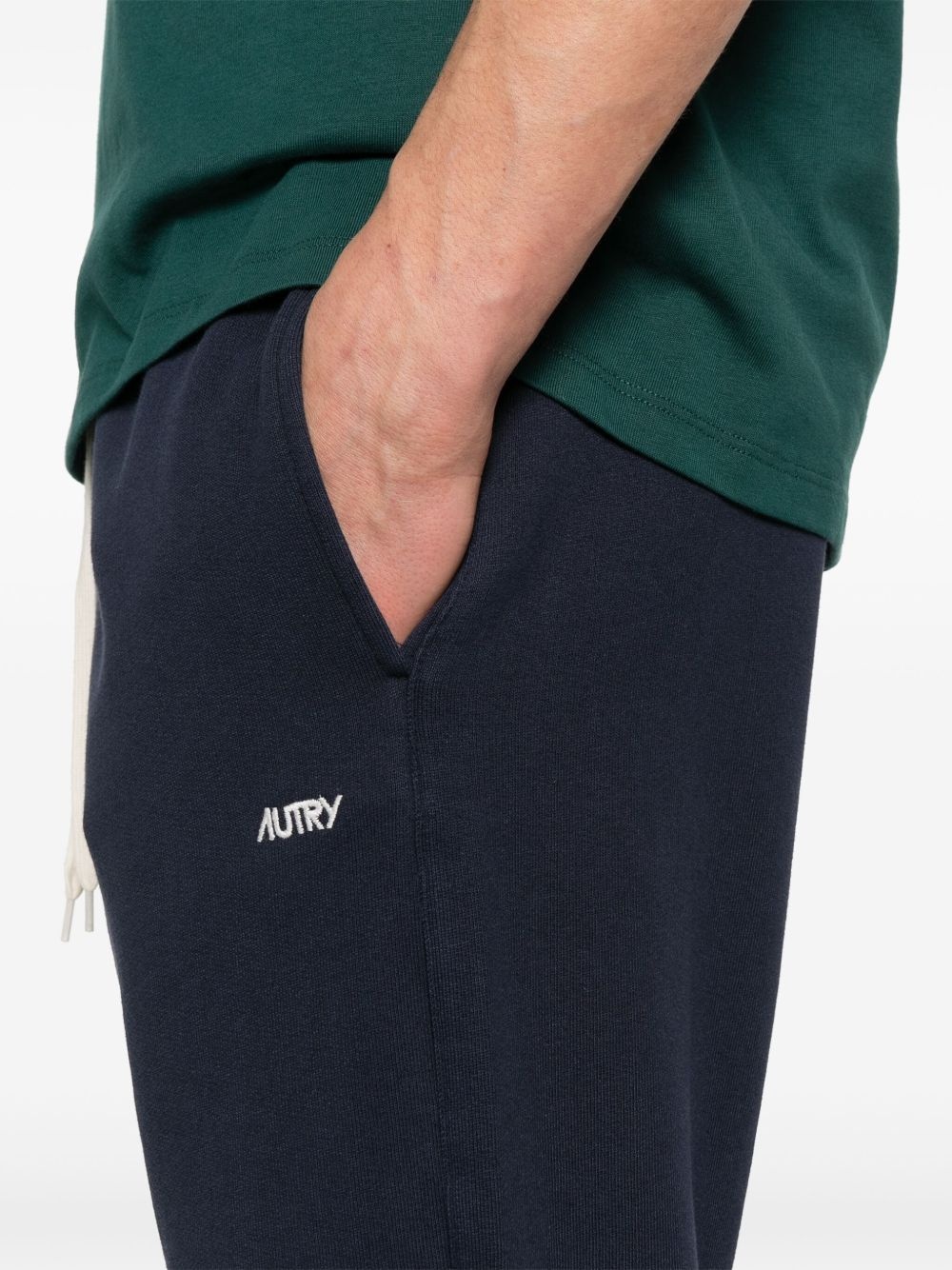 logo-embroidered track trousers - 5