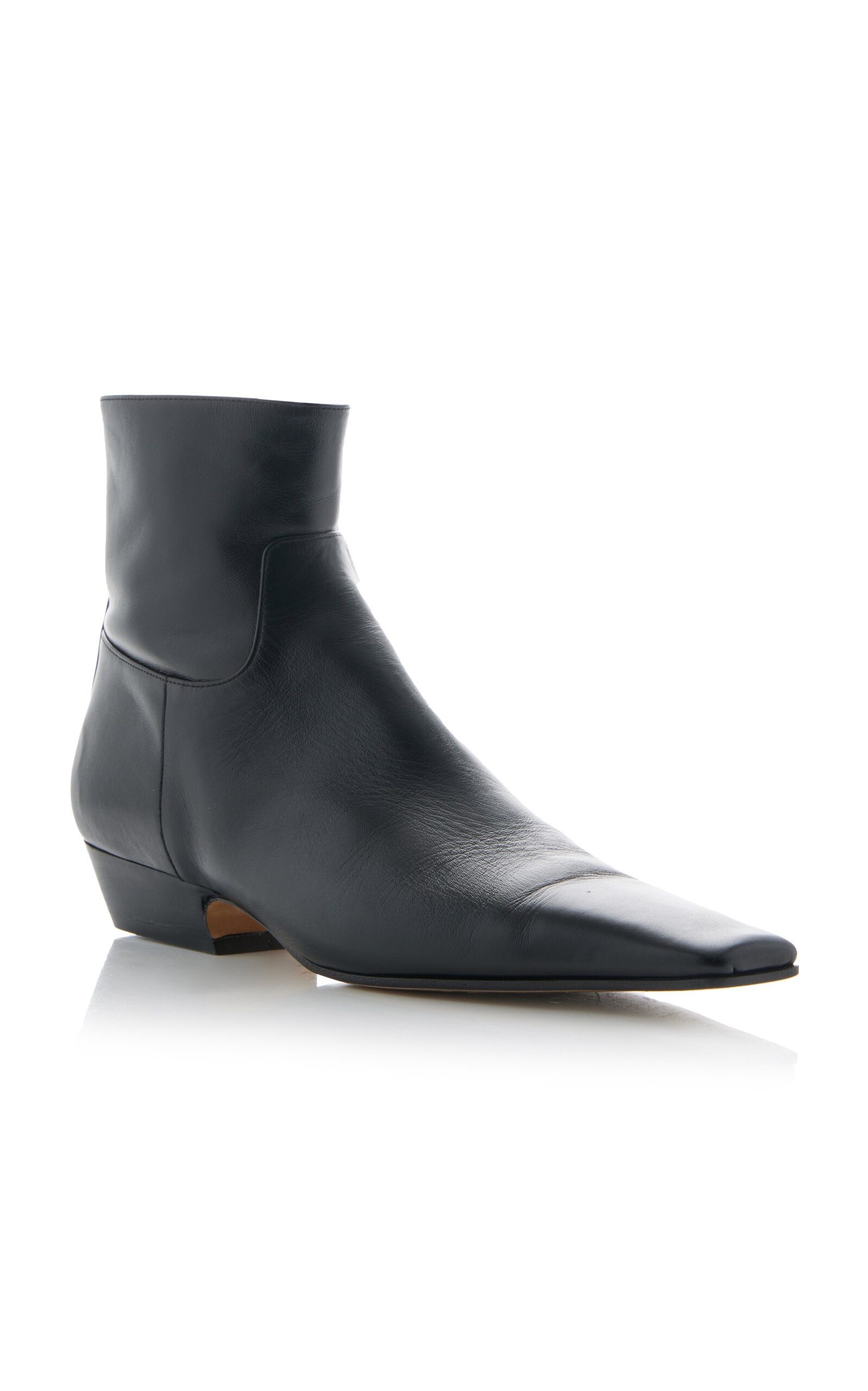 Marfa Classic Leather Ankle Boots black - 5