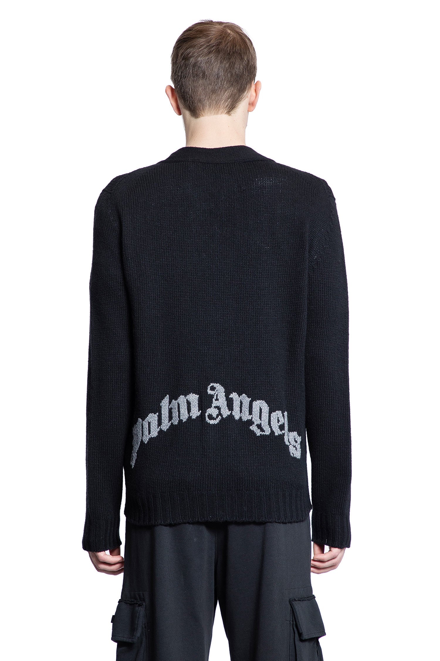 Curved-Logo-Cardigan - 3