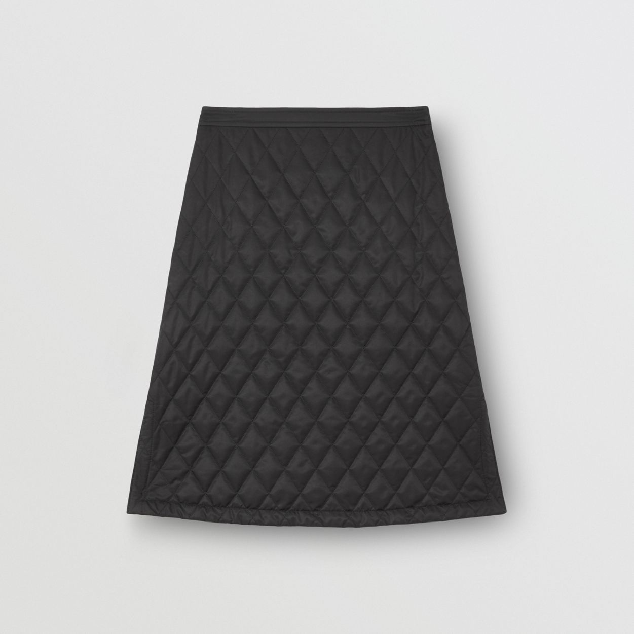 Diamond Quilted A-line Skirt - 1