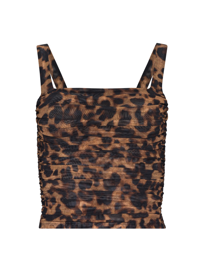 Rasha Shirred Mesh Tank 1