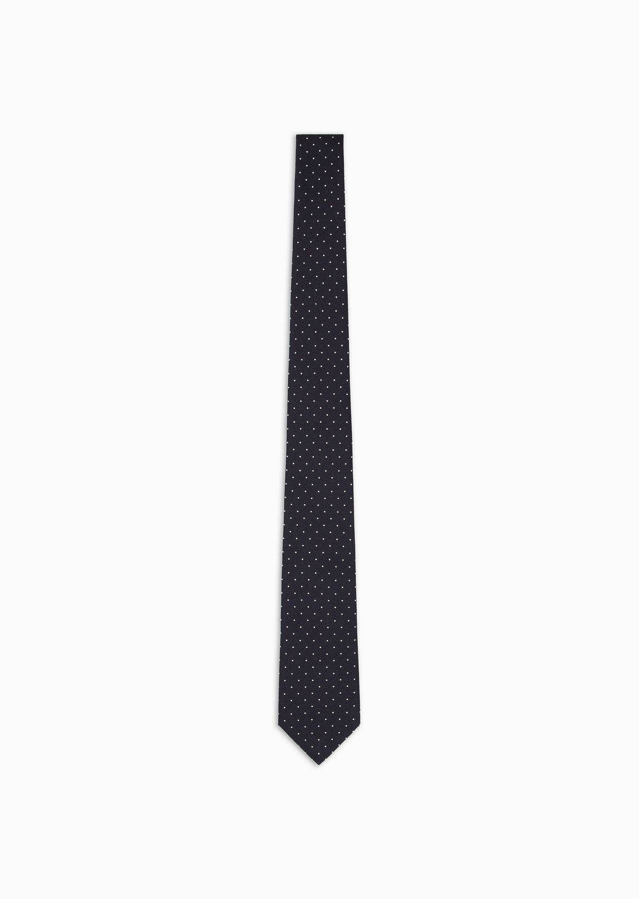 Pure silk jacquard tie - 1