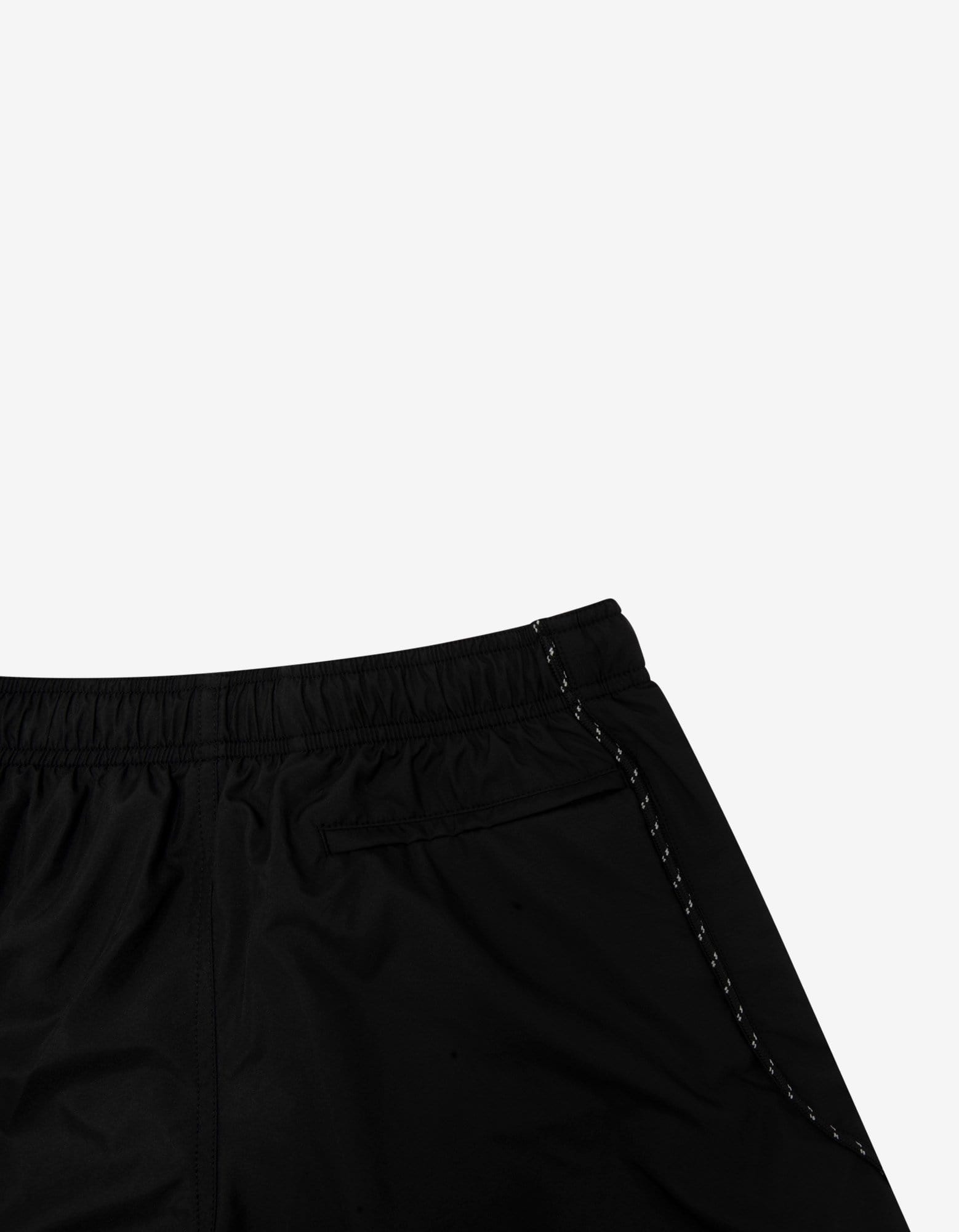 Black Lace Detail Swim Shorts - 4