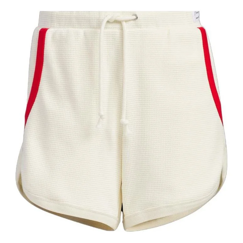 (WMNS) adidas originals x Notitle Shorts 'White Red' IN1072 - 1