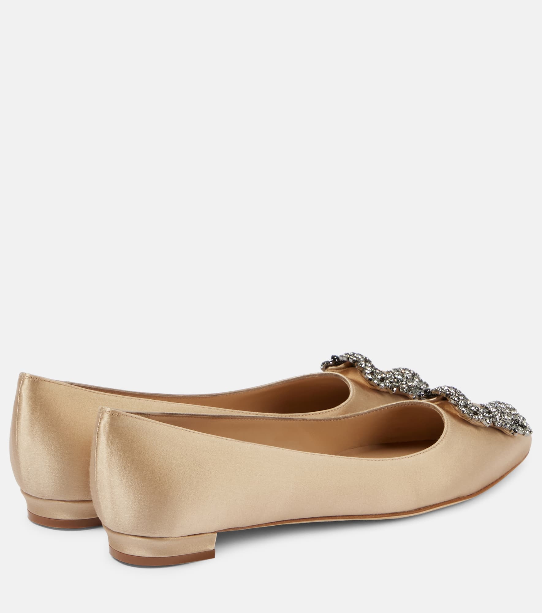 Hangisiflat 70 embellished satin ballet flats - 3