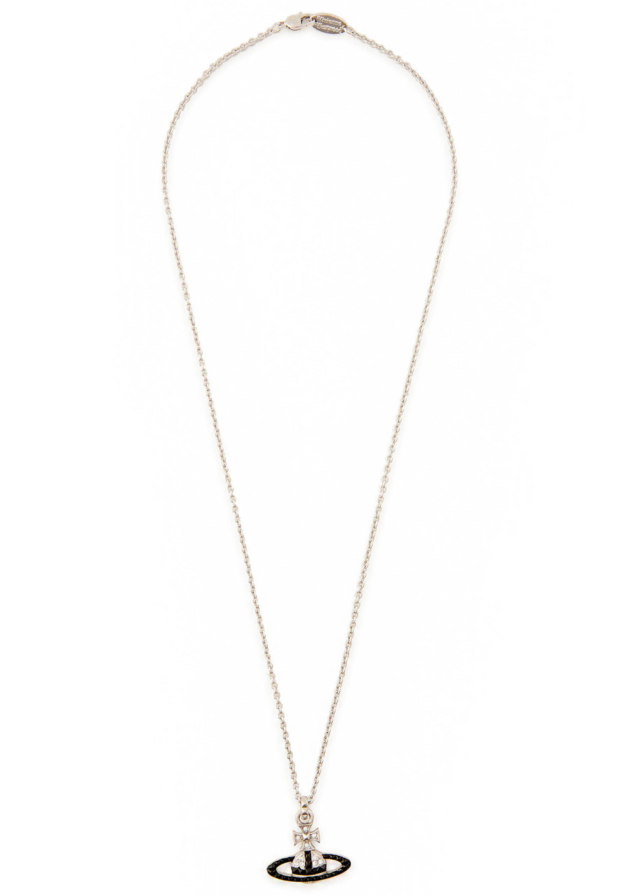 Vivienne Westwood Mayfair Bas Relief orb Rhodium-plated Necklace - 2