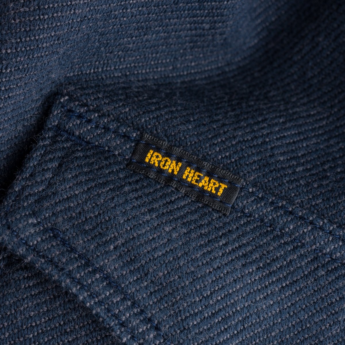 IHSH-BRUND-NAV 12oz Ultra Heavy Flannel Western Shirt - Navy - 11