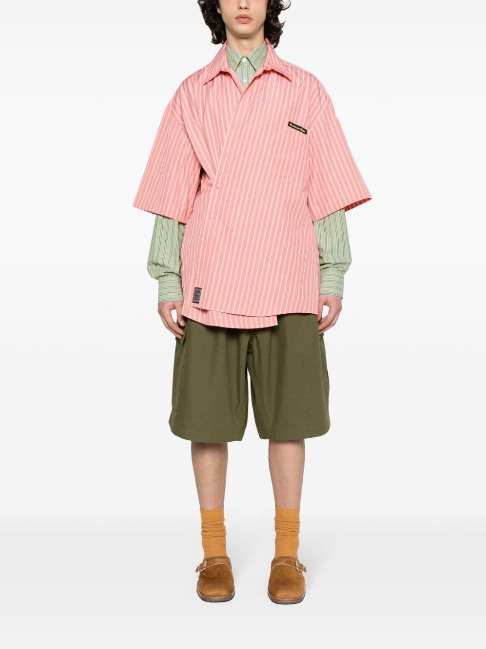 striped bowling shirt - 2