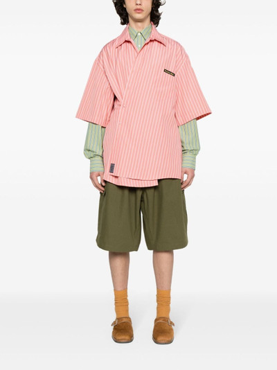 Martine Rose striped bowling shirt outlook