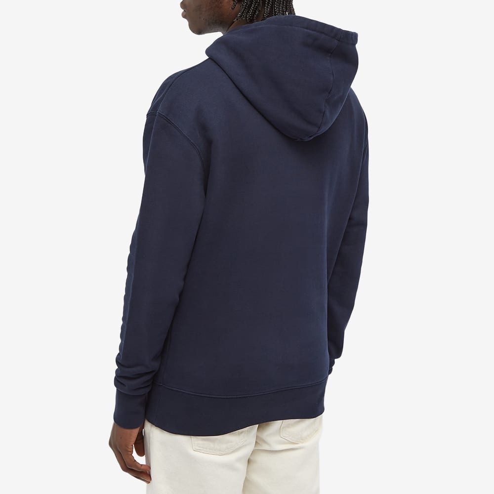 Maison Kitsuné Navy Fox Patch Classic Popover Hoody - 5