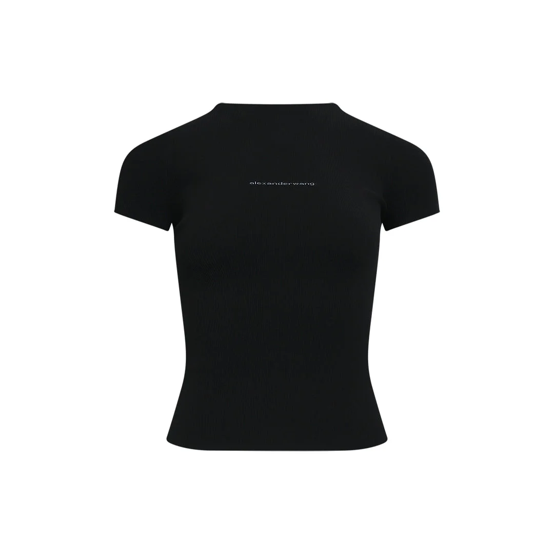 Short Sleeve Crewneck Top - 1