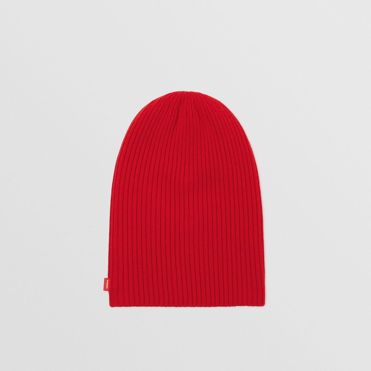 Reversible Cut-out Detail Rib Knit Wool Beanie - 7