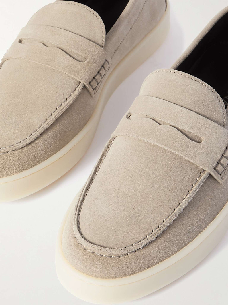 Suede Penny Loafers 6