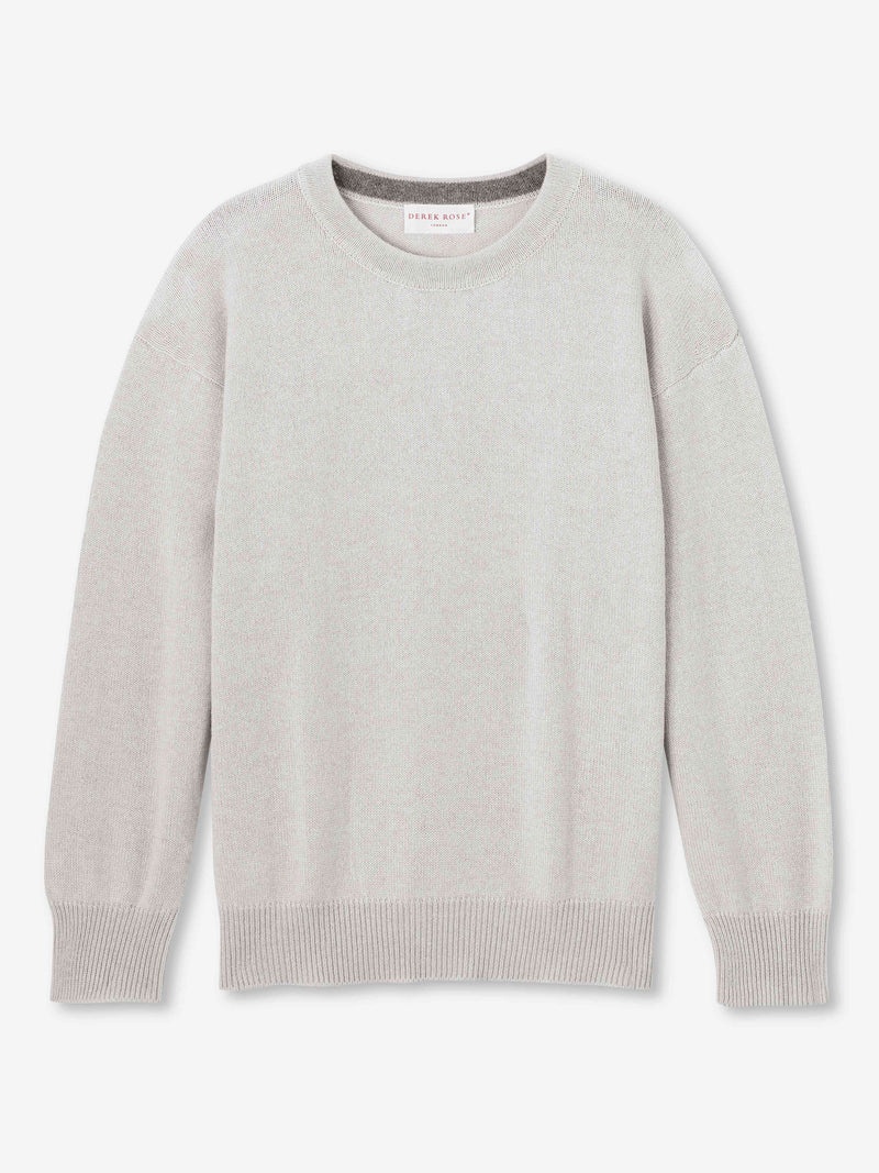 Women's Relaxed Sweater Daphne Cashmere Silver - 1