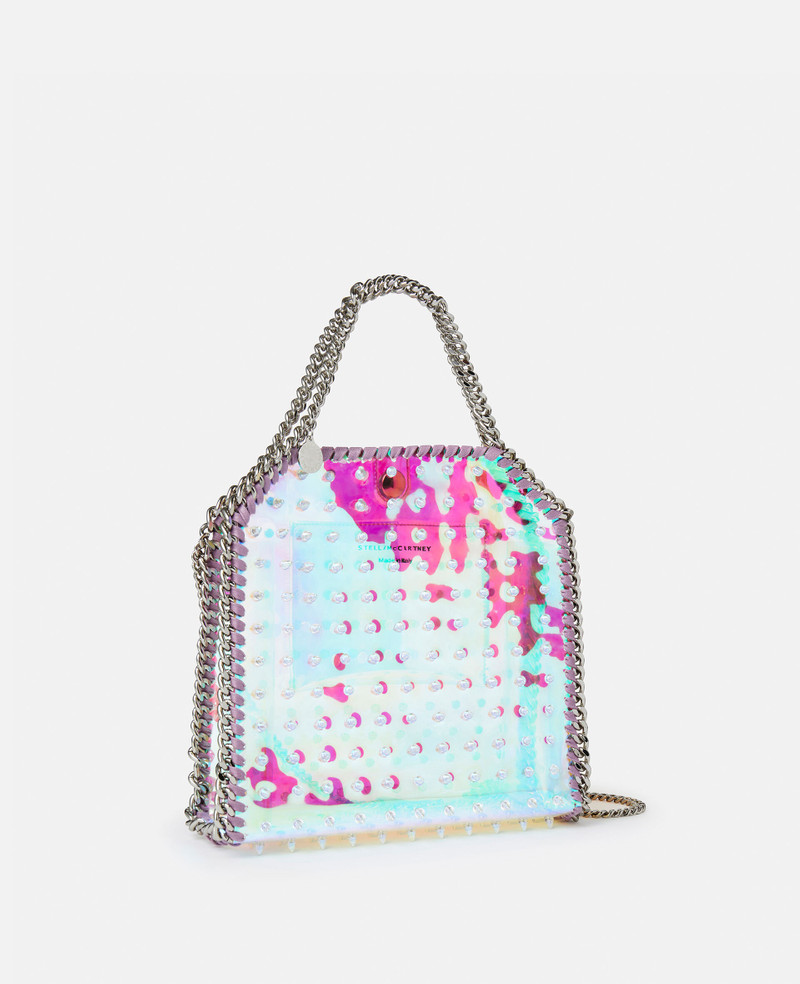 Stella McCartney Falabella Mini Holographic Spike Tote outlook