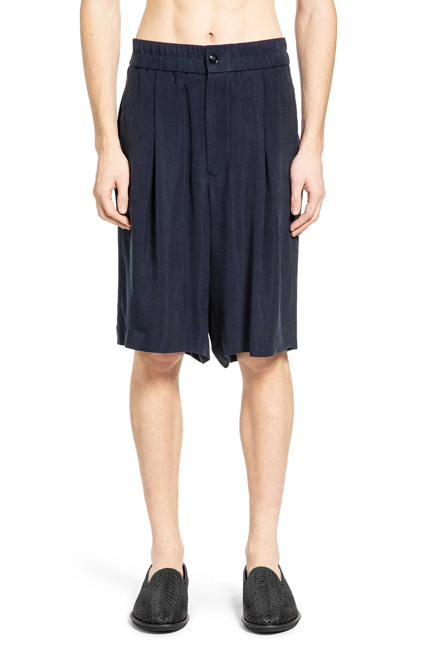 Asv Cupro Basketweave Bermuda Shorts - 1