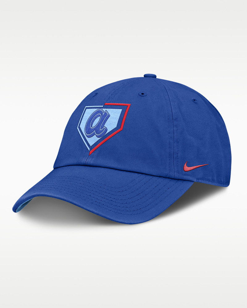 Atlanta Braves City Connect Club Men's Nike MLB Trucker Adjustable Hat 1