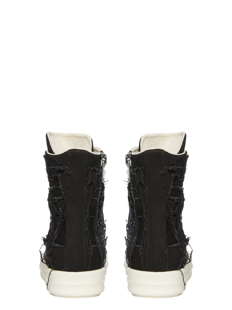 Slashed high-top sneakers 4