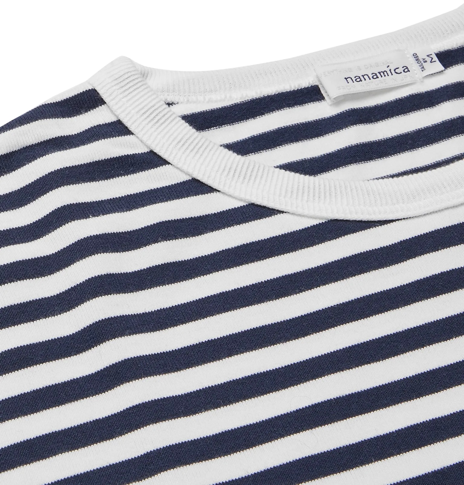 Striped COOLMAX Cotton-Blend Jersey T-Shirt - 5