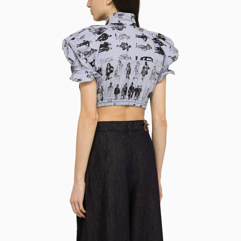 Vivienne Westwood Cotton bow and shoulder top - 2