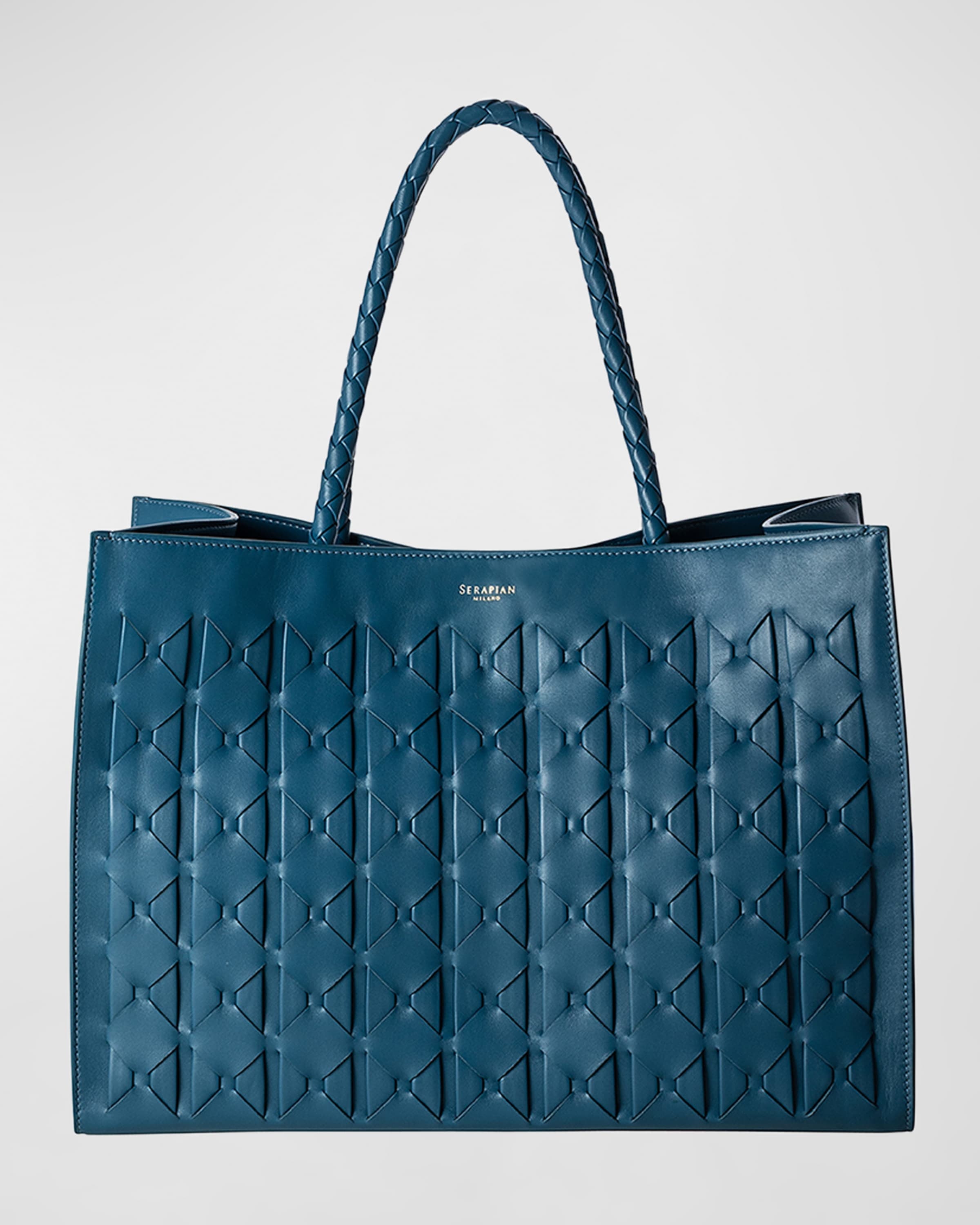 Mosaic Leather Tote Bag - 1