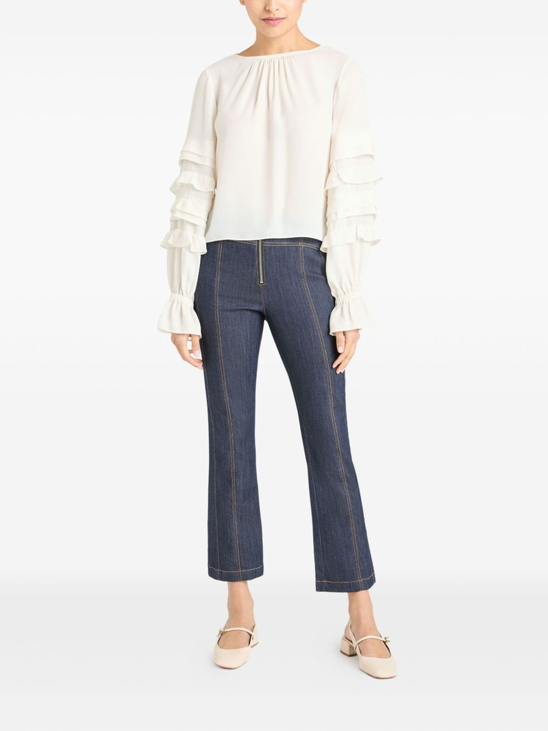 Cinq à Sept tiered-ruffle blouse outlook