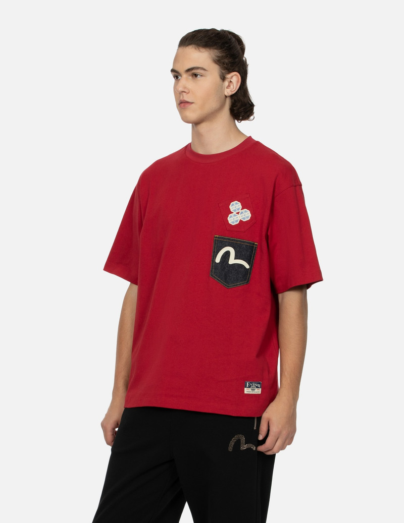 MULTI-PRINT AND MULTI-POCKET RELAX FIT T-SHIRT 8