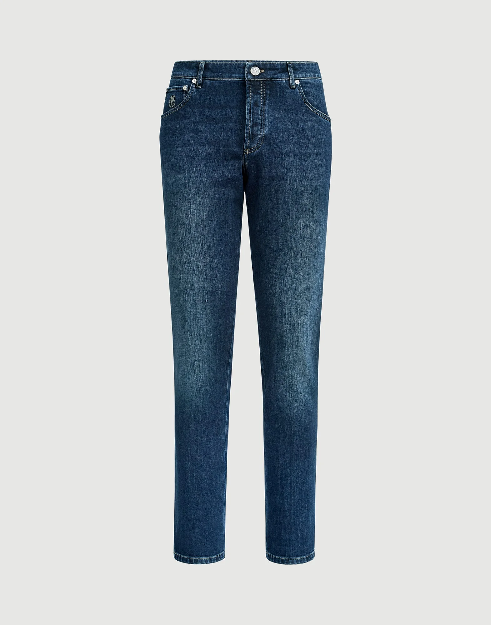 Comfort denim five-pocket trousers - 1