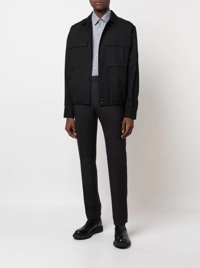 Canali buttoned-up long-sleeved shirt outlook