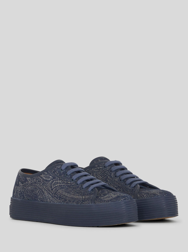 PAISLEY DENIM SNEAKERS 3