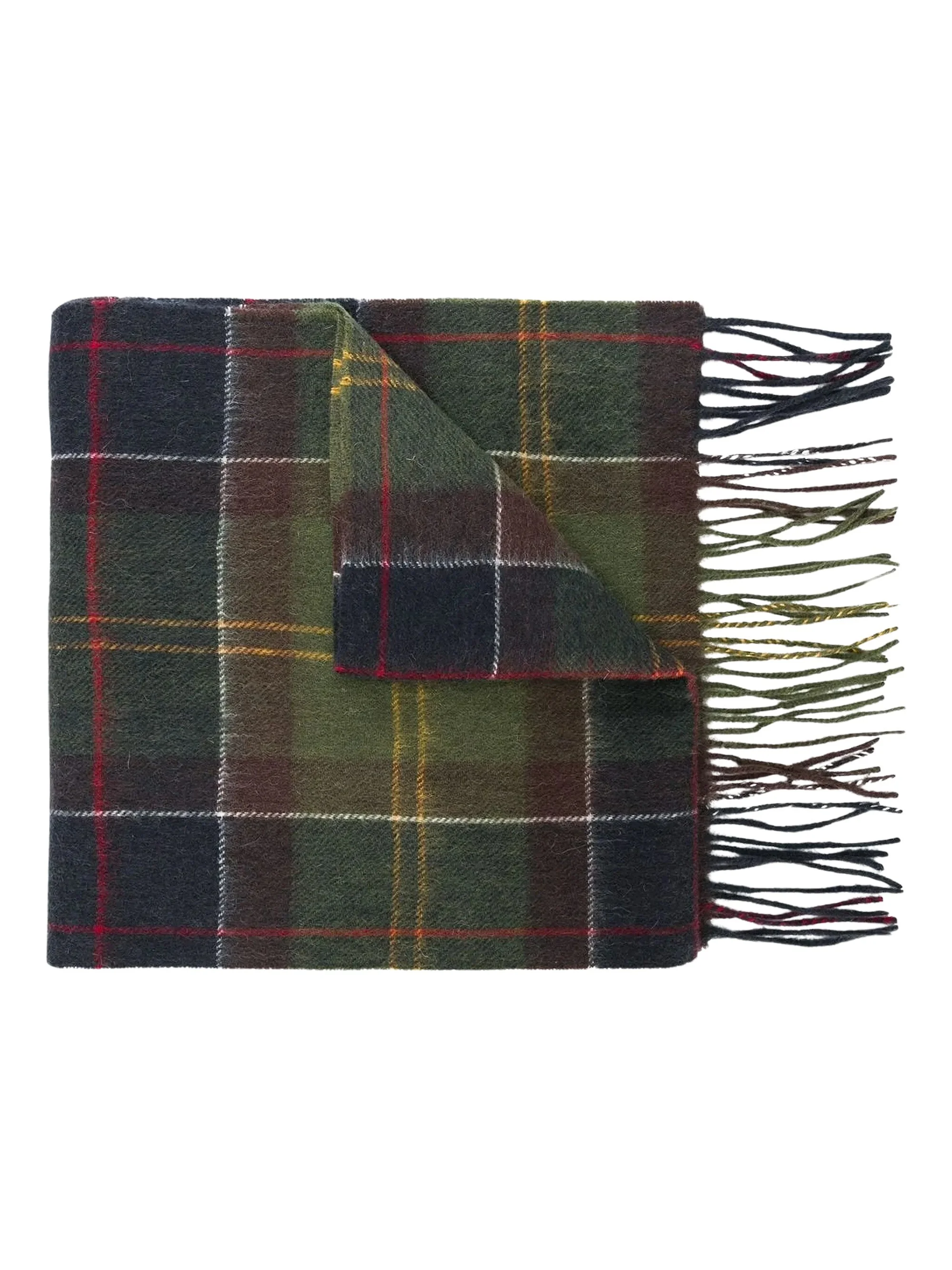 Wool tartan scarf - 1
