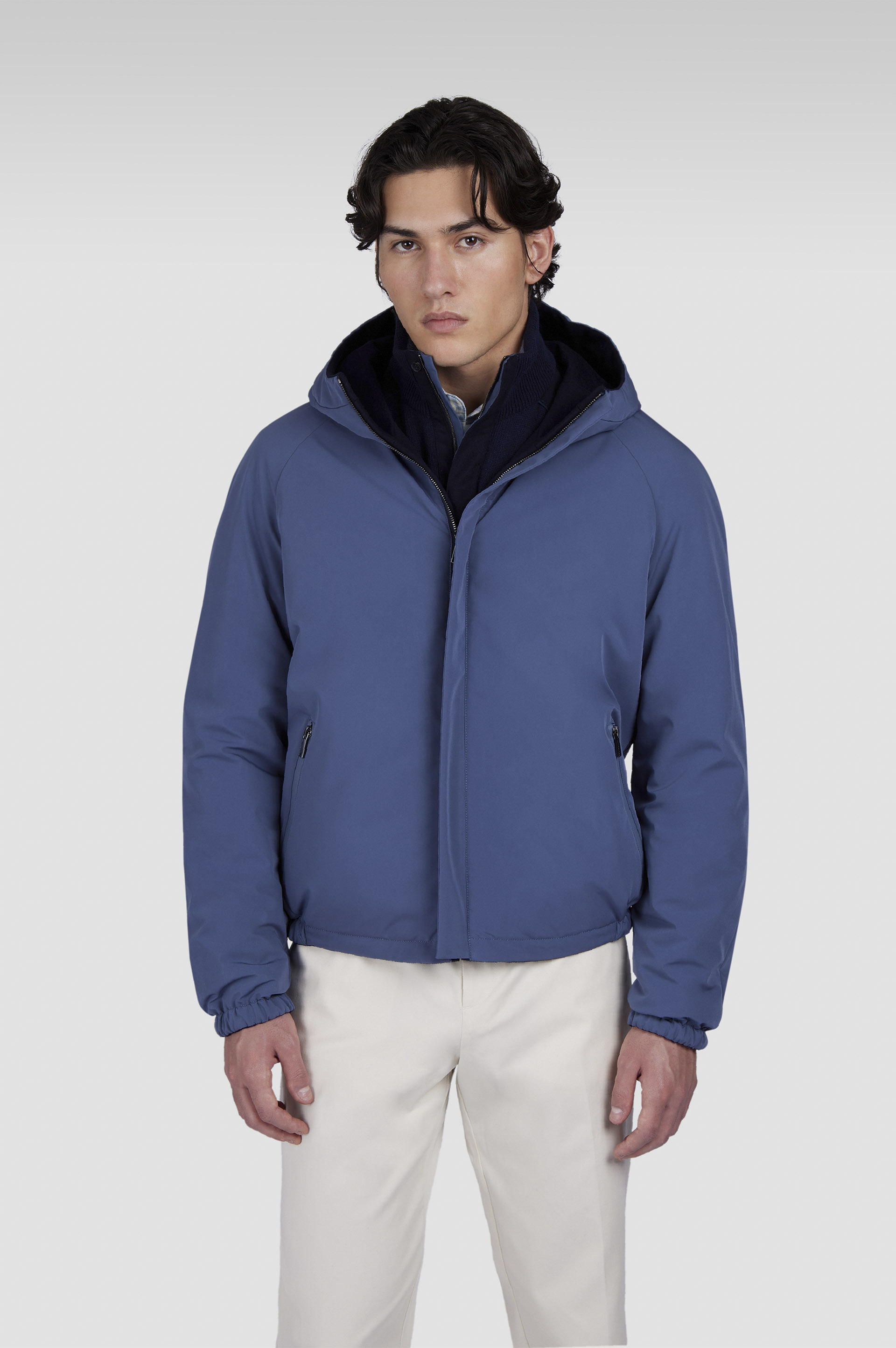 REVERSIBLE JACKET IN CASHMERE AND TYPHOON® - 7