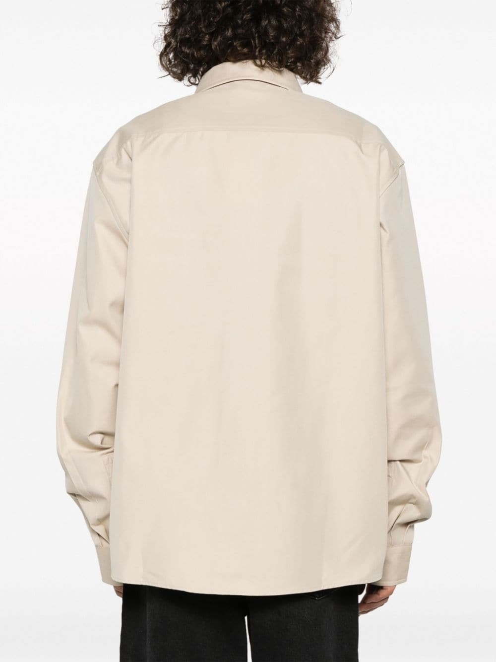 Flow logo-embroidered shirt - 4