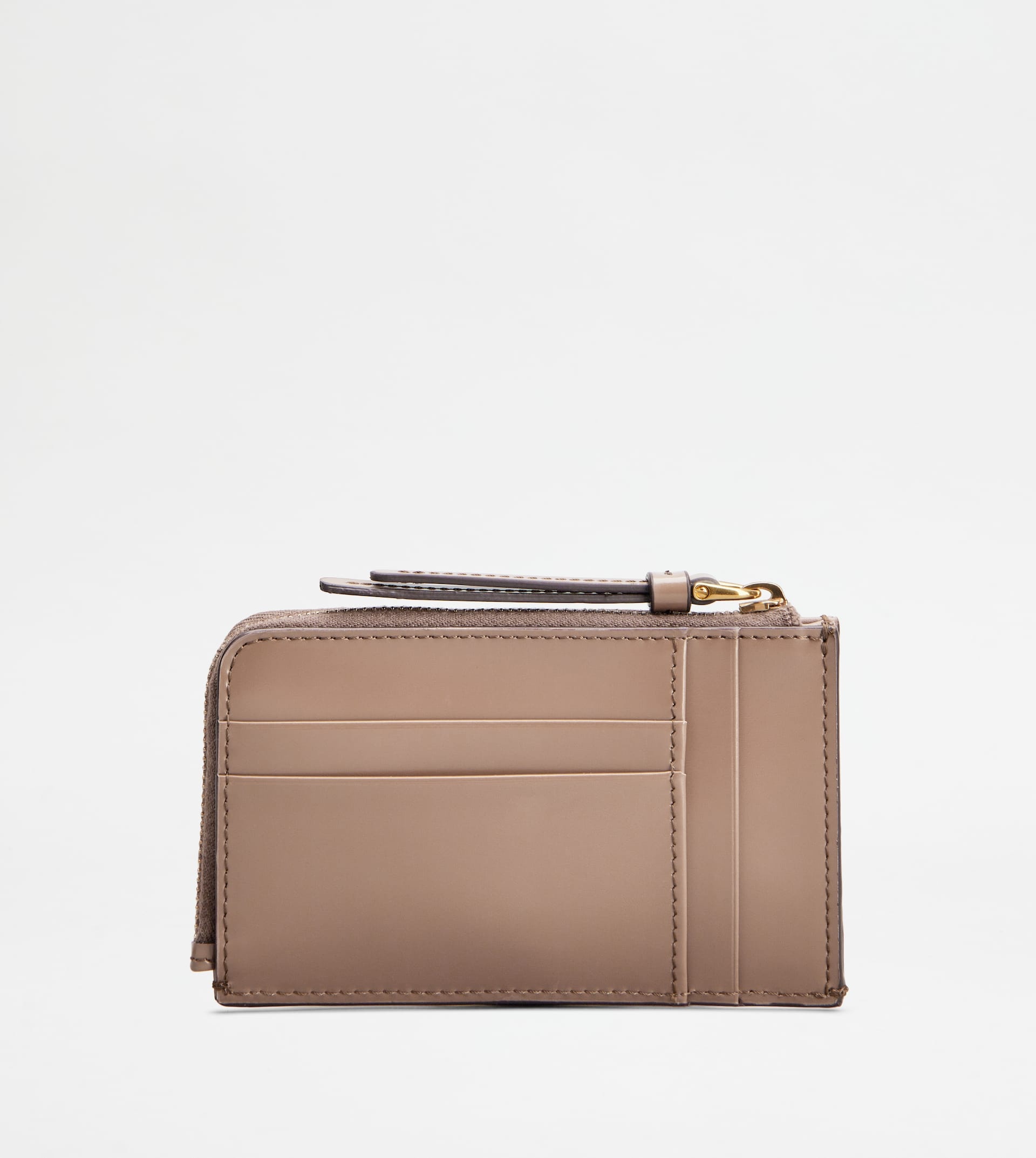 KATE KEY POUCH IN LEATHER - PINK - 3