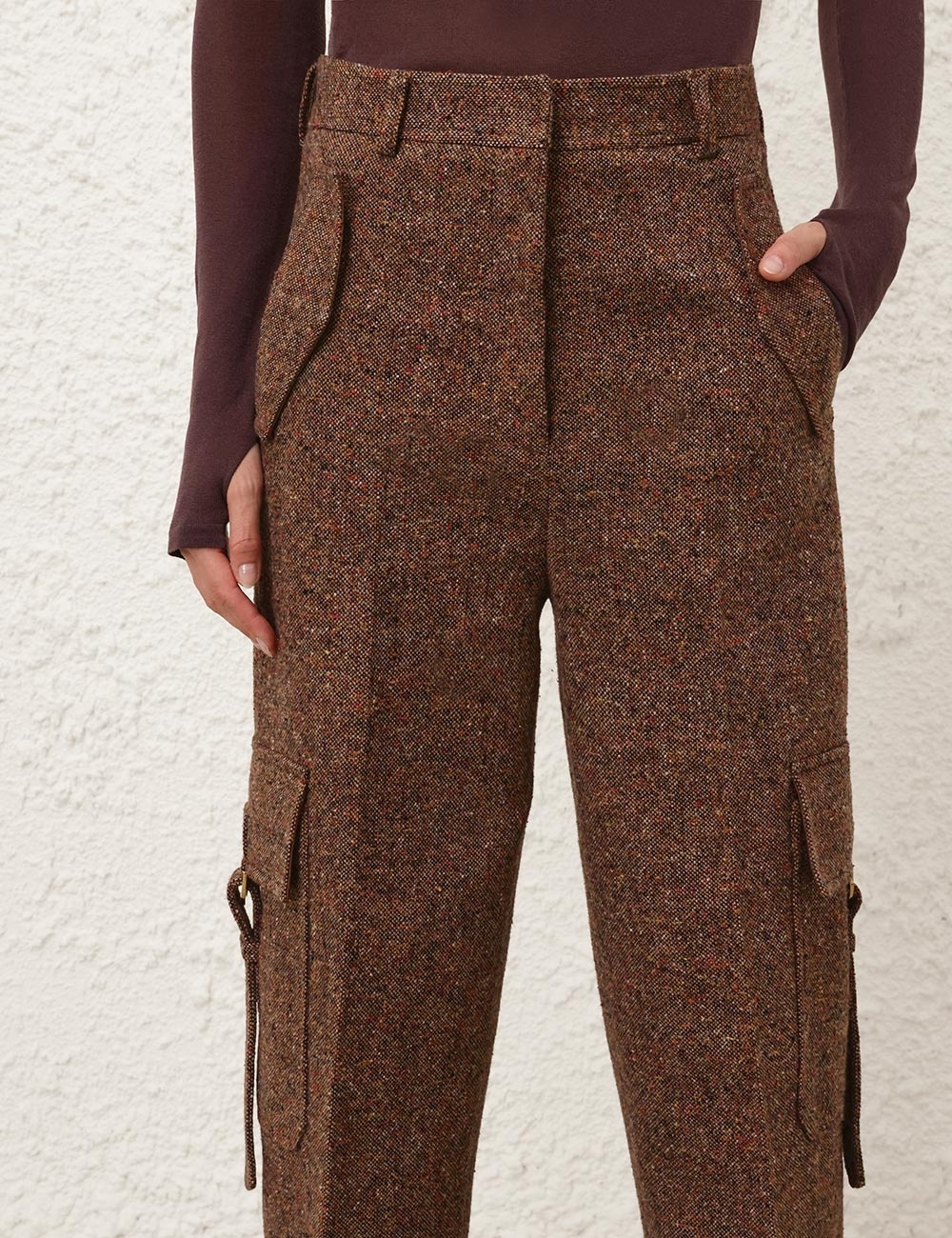 ILLUSTRATION TWEED PANT - 5