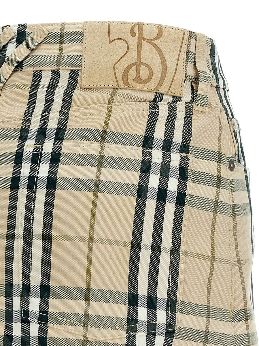 Burberry Check Skirt - 4