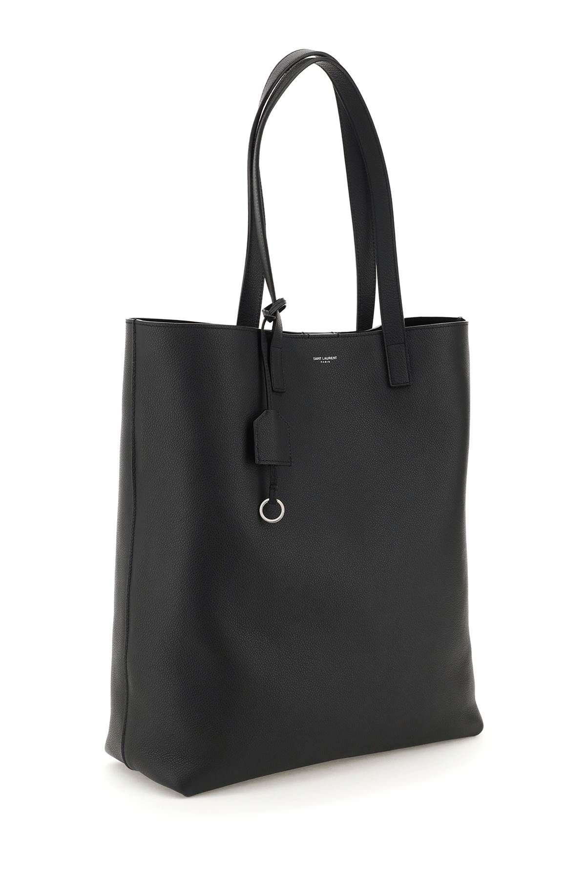 GRAINED LEATHER BOLD SHOPPING BAG - 3