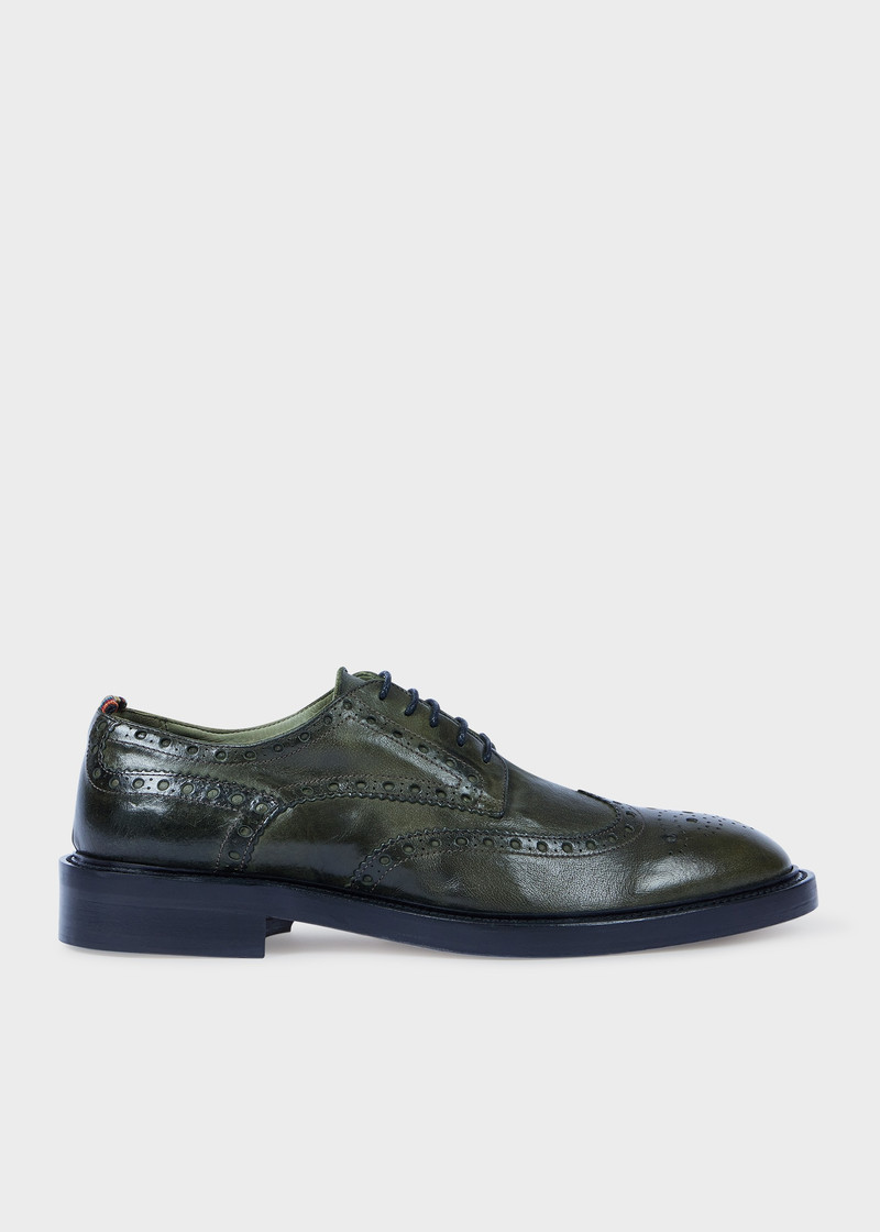 Khaki 'Langley' Brogues 1
